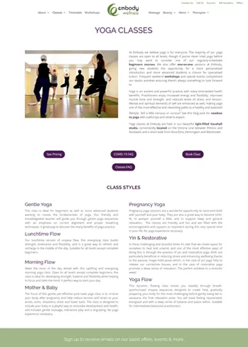 Hosting Company Layout Preview