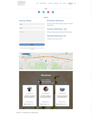 Hosting Company Layout Preview